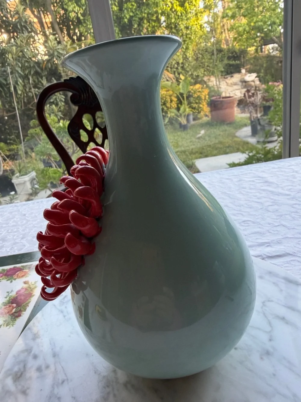 Anthropologie Chrysanthemum Vase